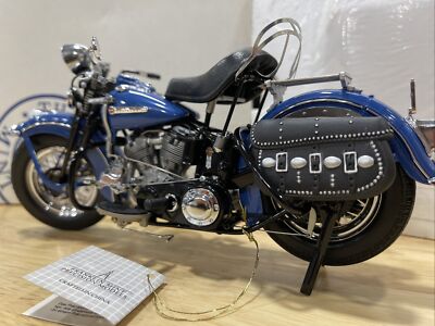 Franklin Mint 1948 Harley Davidson Panhead Blue black B11WW88 | eBay