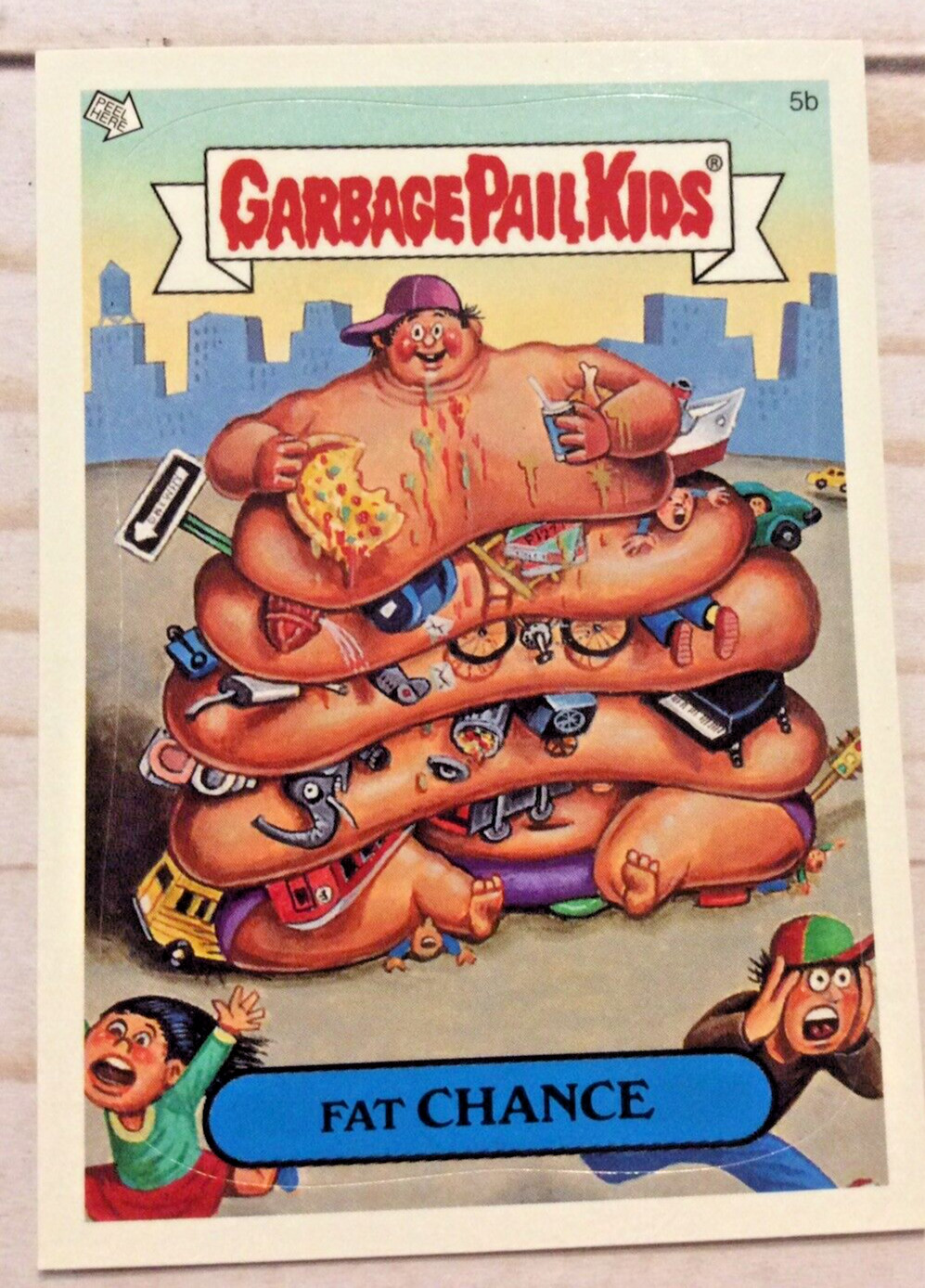 2004 Topps Garbage Pail Kids Stickers Series 2 #5b Fat Chance front