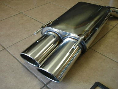 Sistema de escape rendimiento deportivo Fit Mercedes Benz W221 S500 S550 S600 07-10 Foto 3 de 4