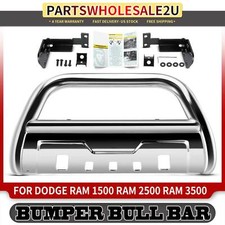 3.5 Ss Bull Bar Bumper Grille Guard W Skid Plate For Dodge Ram 1500 2003-2005 3.5 Ss Bull Bar Bumper Grille Guard W Skid Plate For Dodge Ram 1500 2003-2005