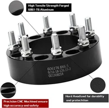 Richeer 8x6.5 Wheel Spacers for 1994-2011 Ram 2500 Ram 3500 1988-1996 F250 1967-