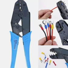 HS-30J Ratcheting Crimping Tool Kit Cord End Terminals Wire Crimper Pliers