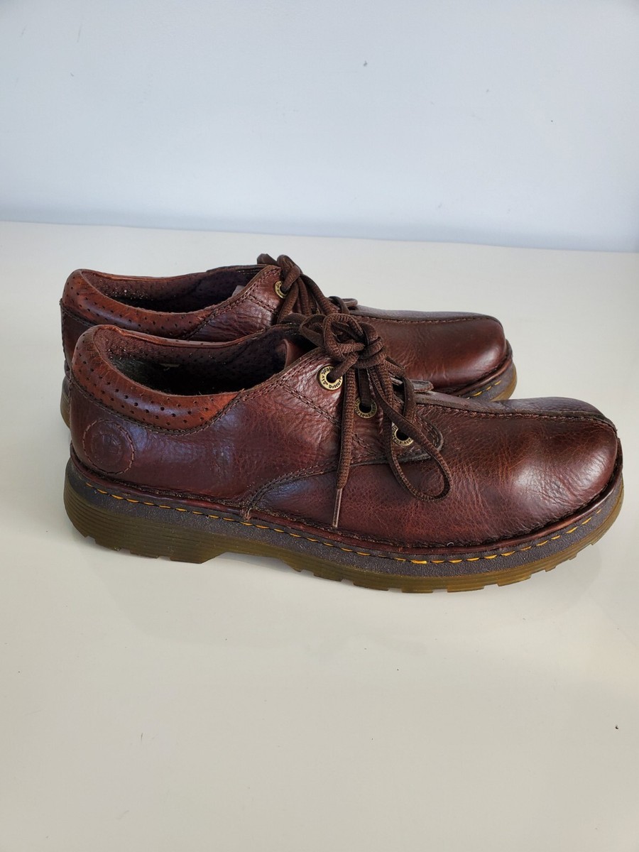 Dr Martens Ripley Mens Sz 10 EU 43 Brown Leather Stitched  display picture 3