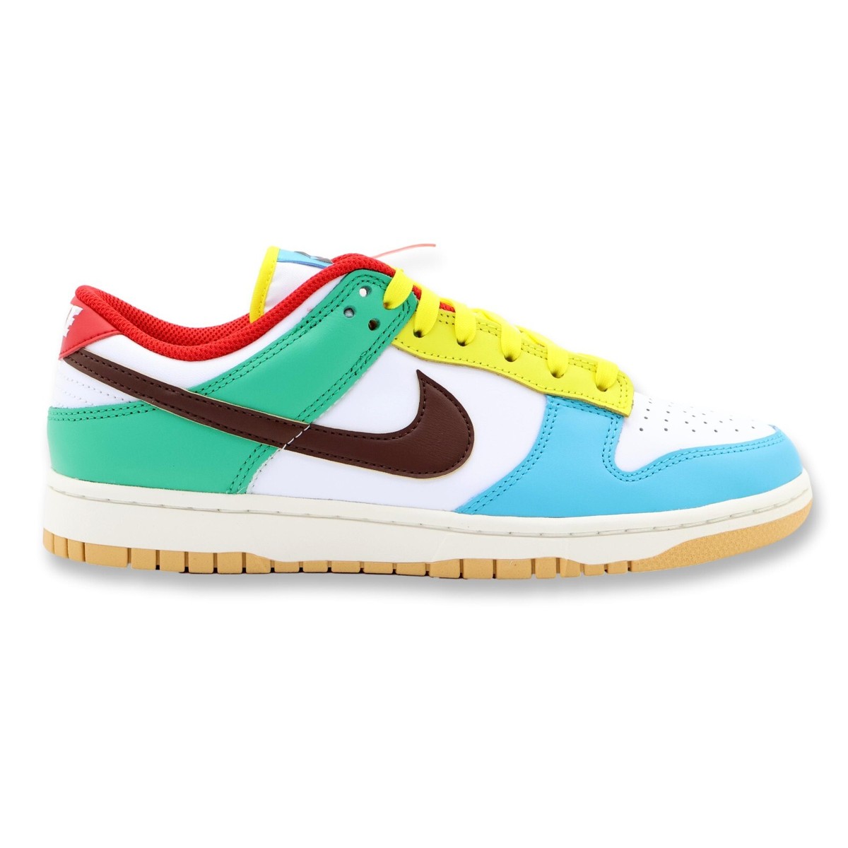 DH0952-100 Nike Dunk Low SE Free 99 White Light Chocolate