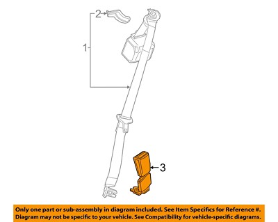 GM OEM 16-23 Camaro Restraint Systems Rear Seat Belts-Buckle 84496792