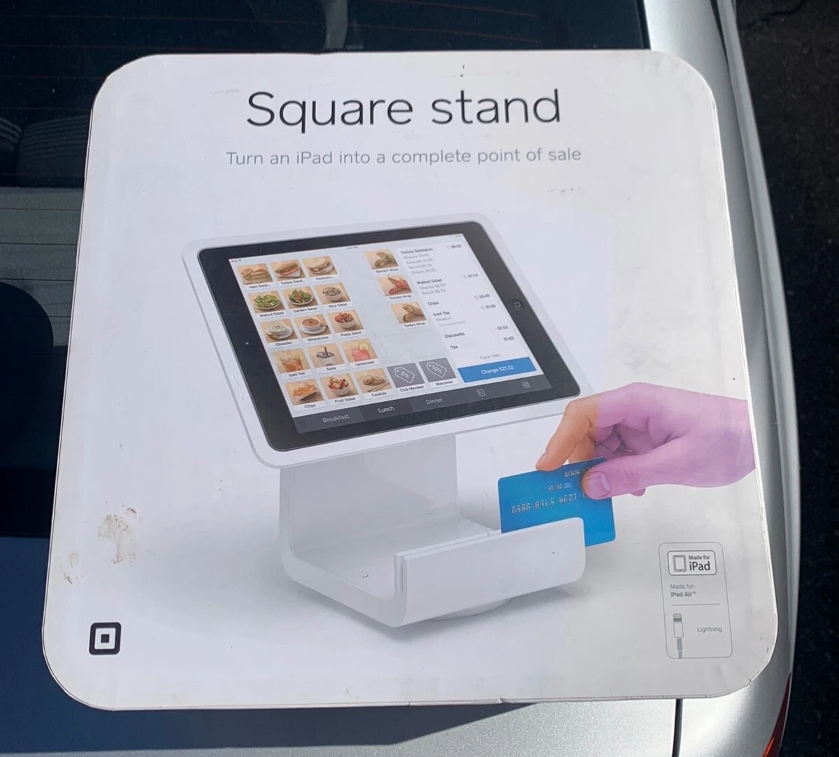Square Stand 新品未使用／iPad 美品 セット Square Stand for iPad - White Model #S025 741027402988| eBay