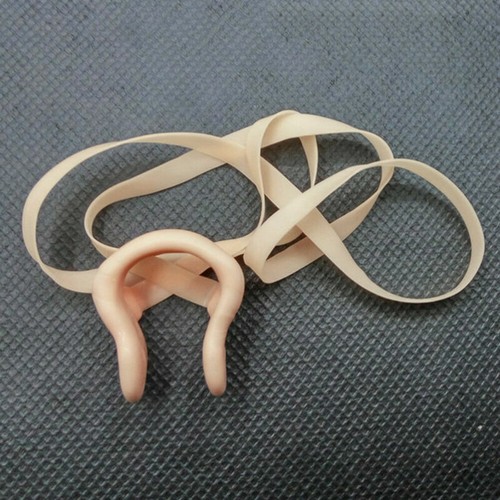 4PCS Comfortable Swimming Gear Silicone Swimming Nose Clip with String for Kids - Imagen 3 de 12