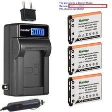 Kastar Battery LCD AC Charger for NP45 NP-45A NP-45B 45S Fujifilm FinePix J110W