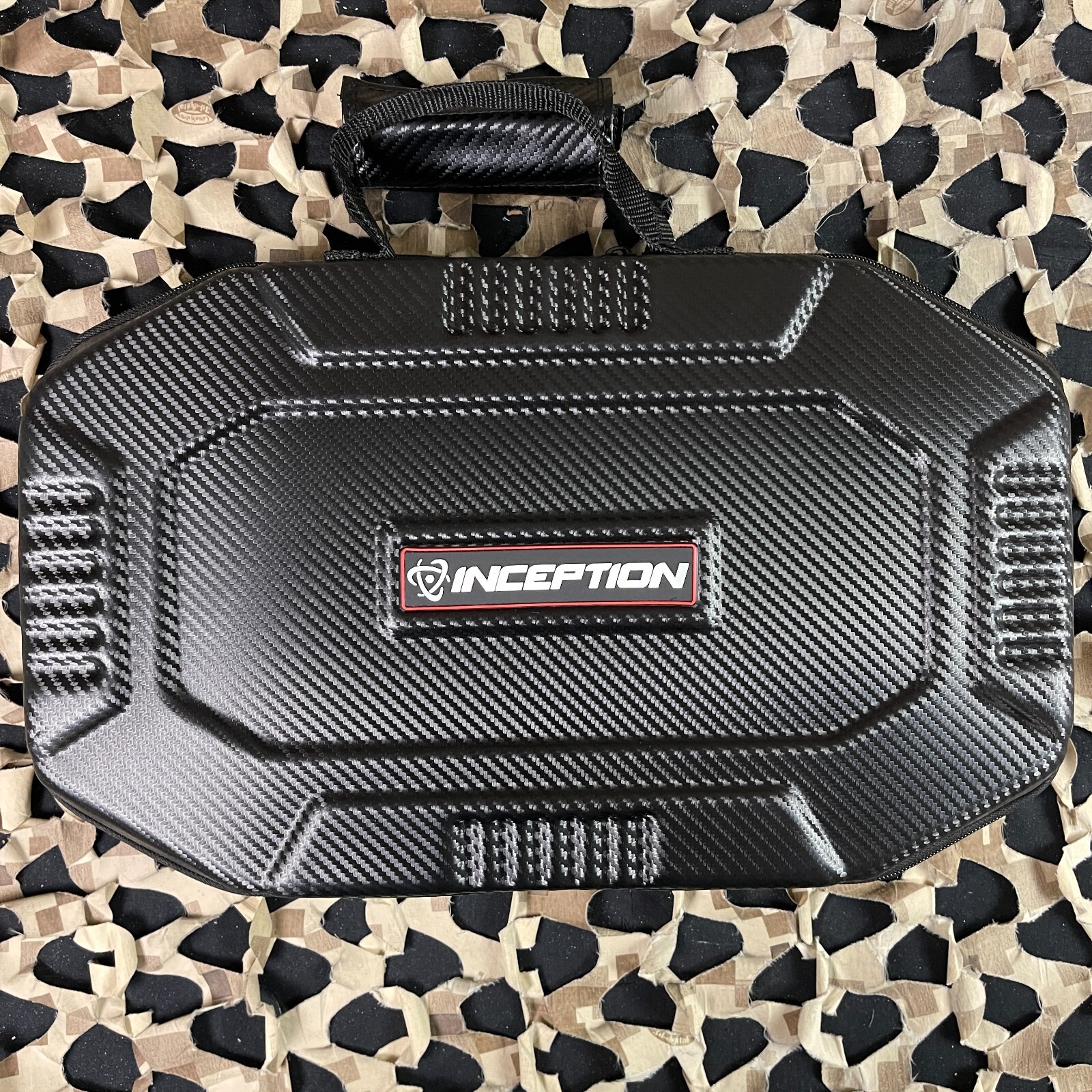 New Inception Designs Carbon Fiber Gun Case w/ Egg Crate Foam Large eBay