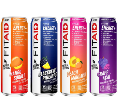 FITAID Energy, 200Mg Natural Caffeine, Keto, Variety Pack, Optimum Performanc...