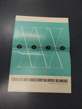 Standard Oil Thirty (30) Year Sercive Watch Award Ephemera 1962 Picnic Brochure 