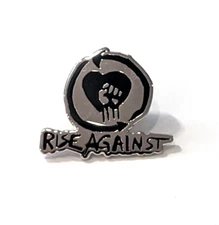 Rise Against - Punk Chicago American Melodic Hardcore Punk Rock Enamel Lapel Pin