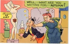 Vintage Tichnor Bros., Inc. Comic Postcard #871