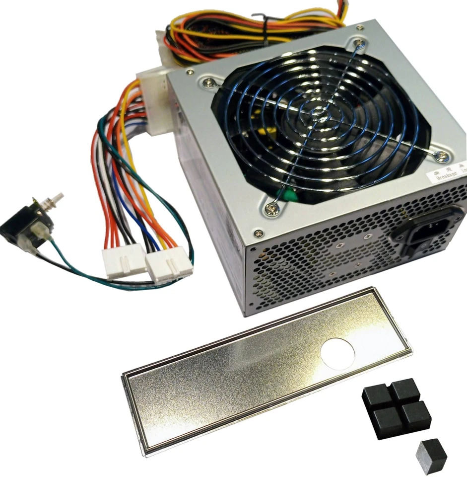 ATX Pour At Châssis Convertisseur Kit Bloc Self Asynchrone Interrupteur P8 P9 I - Photo 3/4