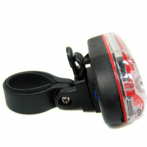 Mini 3 LED Light Up Safety Clip On Running Jogging Night Bike Bicycle Rear Light - Foto 7