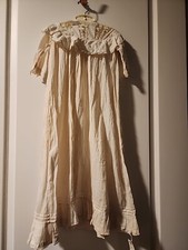 Doll Christening Gown As Found In An Antique Store Tea Washed
