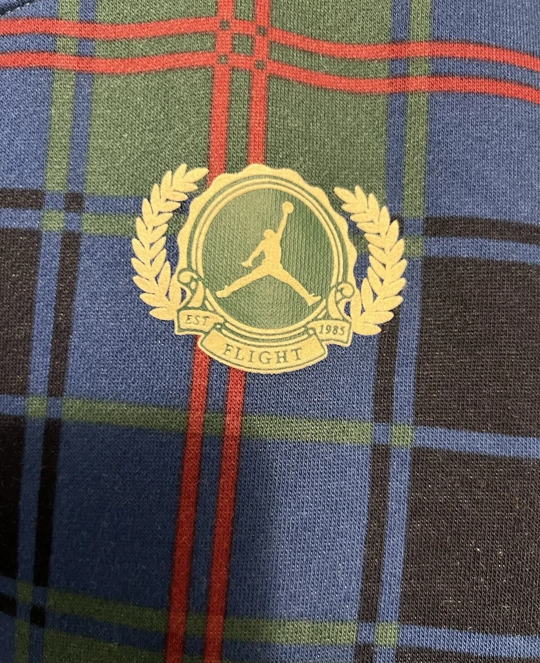 Auténtico Jordan Brand Brooklyn Sudadera a Cuadros Med Mujer Sudadera Pantalones de Sudadera Foto 2 de 4