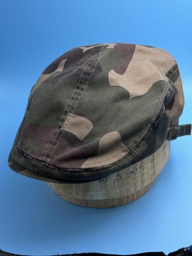 Men Camouflage Newsboy Cabbie Hat Flat Cap Outdoor Travel Adjustable Caps