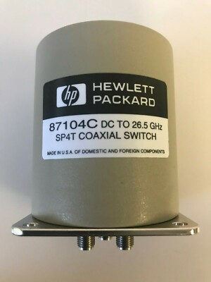 87104d HP 87104C: DC to 26.5 GHz SP4T Coaxial Switch | eBay