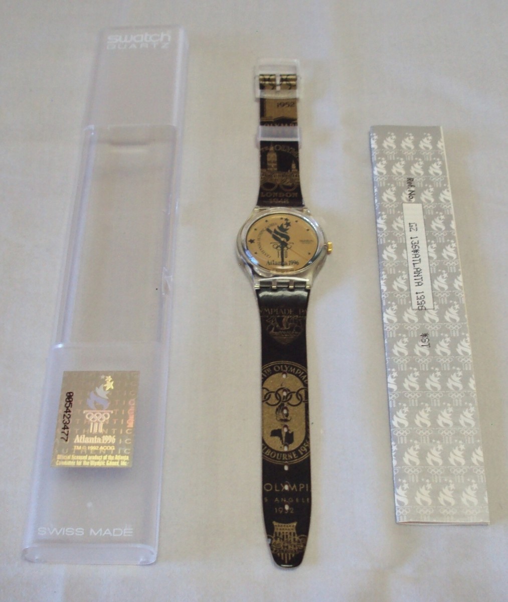 未使用 90s swatch Atlanta五輪 1996 純正ベルト 腕時計 未使用 90s swatch Atlanta五輪 1996 純正ベルト 腕時計 - メルカリ