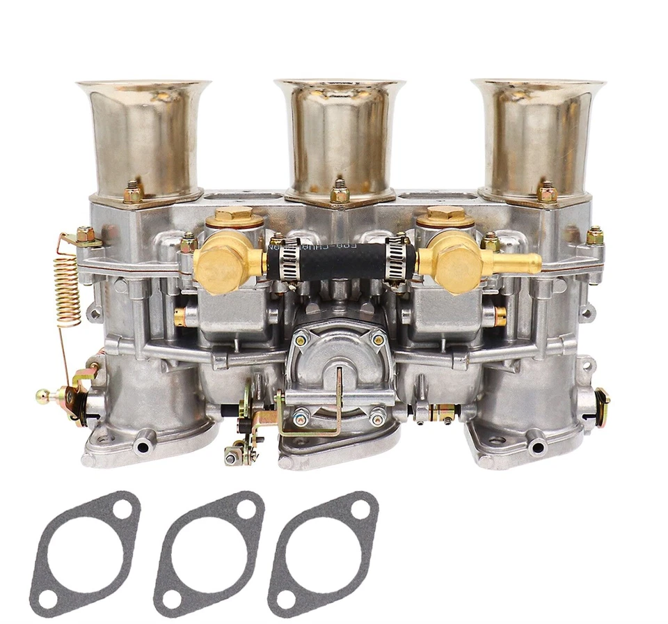 New 3 Barrel Carburetor for Porsche 911, 906, 916 for 46 IDA 3C Weber Only Left Foto 2 de 4