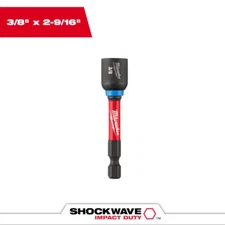 SHOCKWAVE Impact Duty 3/8 In. X 2-9/16 In. Alloy Steel Magnetic Nut Driver (1-Pa