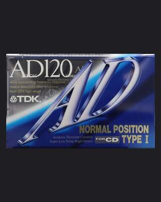 TDK AD (1992-1993 JP) NOS Sealed Blank Cassette Tape