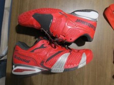 Babolat 31S1374 Women's Kompressor Red Propulse 4 Tennis Court US size 8.5