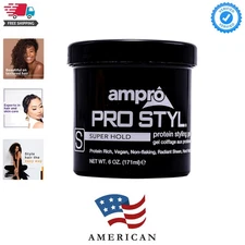 AmPro Pro Styl Styling Gel - Protects and Strengthens Your Strands - Non-Flaking