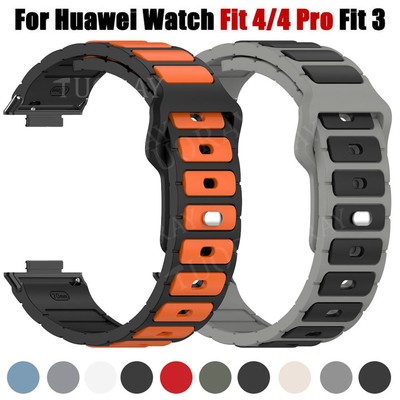 Armband Für Huawei Watch Fit 4/4 Pro/Fit 3/Fit 2 Silikon Ersatzband Uhrenarmband