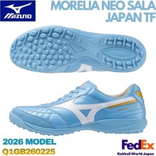 MIZUNO Futsal Shoes MORELIA SALA JAPAN TF Unity Sky Blue/White Q1GB260225 2026