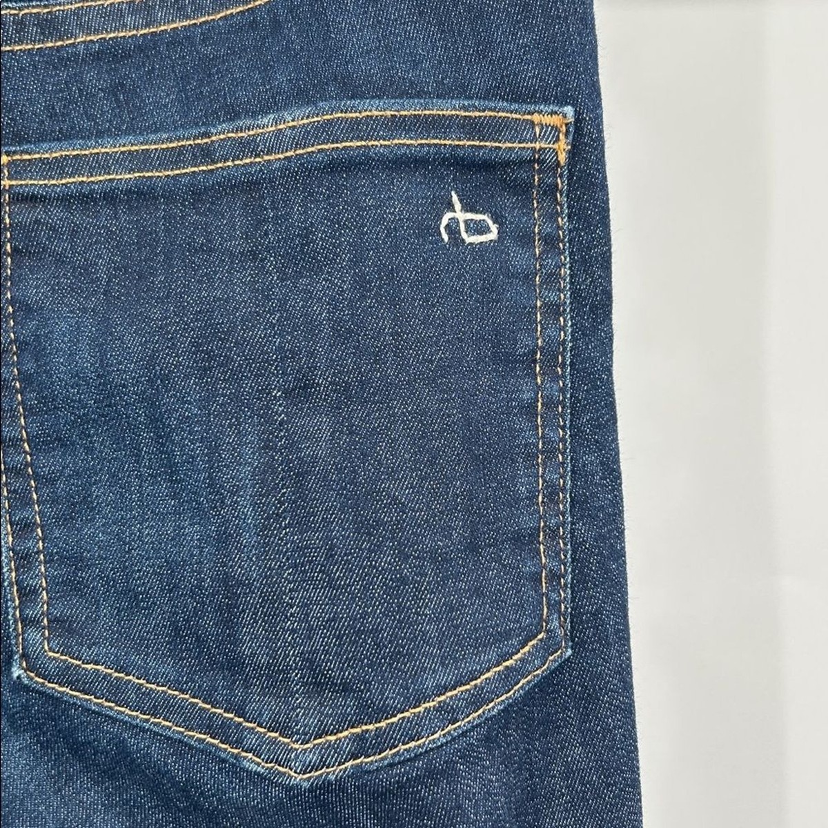 Rag & Bone 10" Ankle Skinny Jeans in Mad River Size 24 View 6