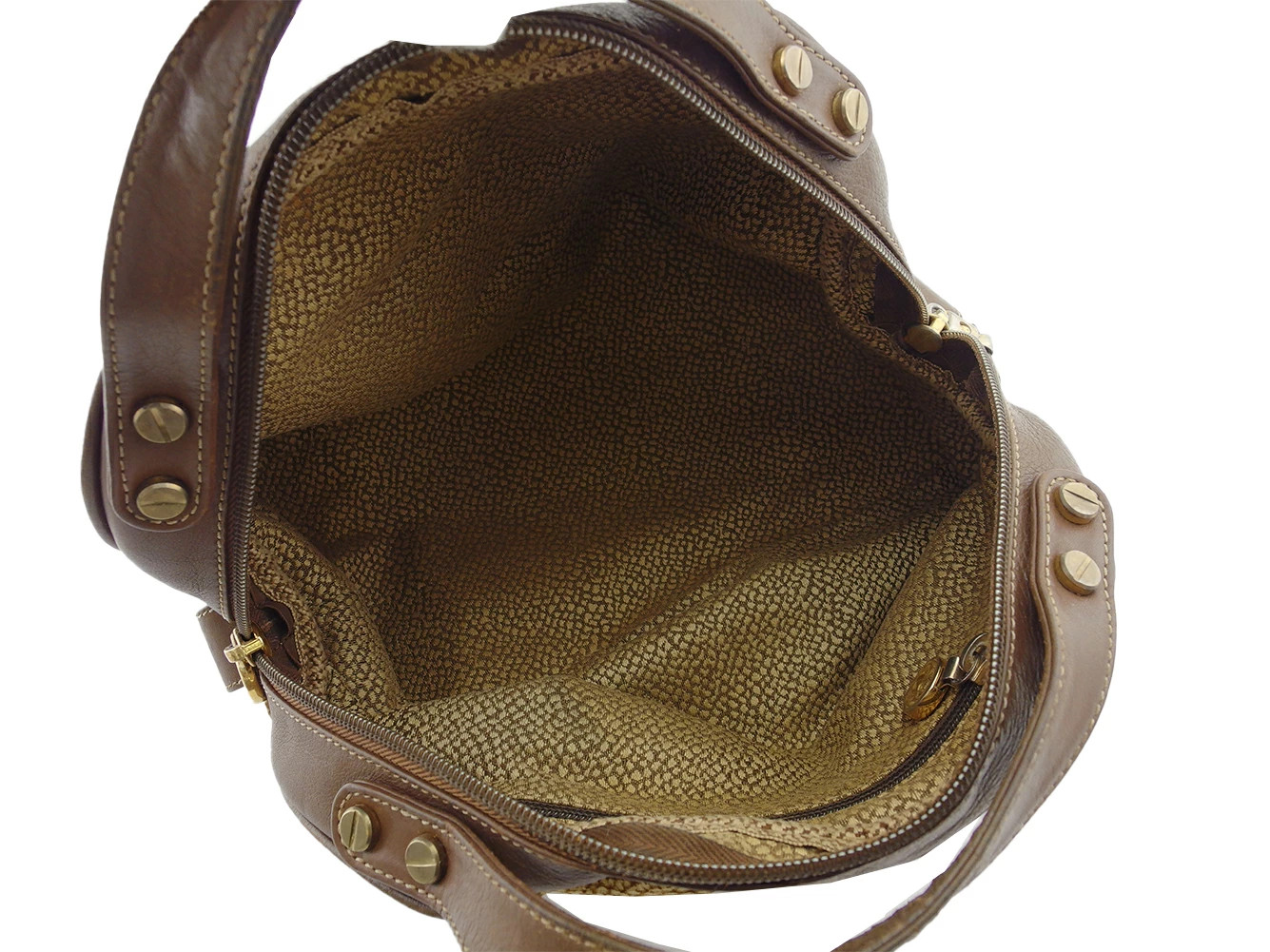 Borbonese BORBONESE handbag quail pattern with re… - image 6