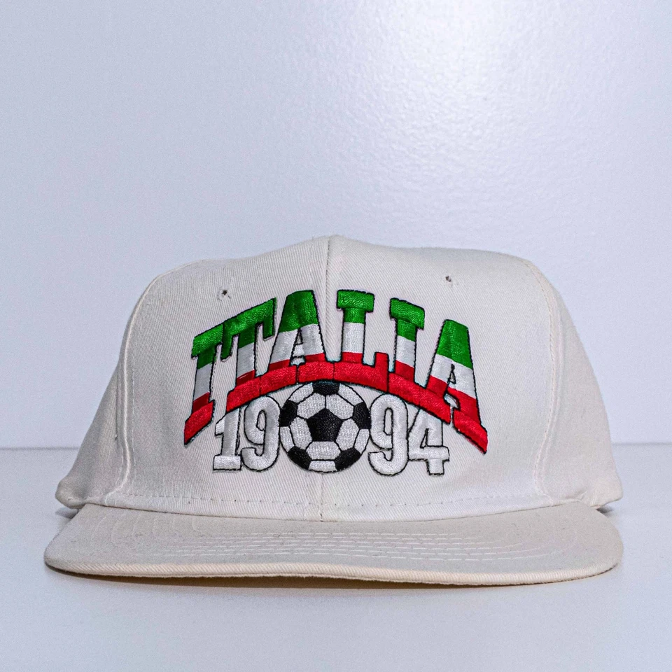 World Cup 1994 Italia Snapback Hat Soccer Futbol VTG 90s Streetwear - Image 2 of 4