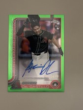 2025 Topps Chrome Adrian Del Castillo Green Auto /99 RC #RA-AD Diamondbacks