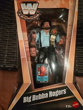 WWE Elite Legends Series 23 Big Bubba Rogers Chase Variant Blue Shirt Bossman 