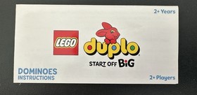 LEGO Duplo Dominoes 2+ years old Kids Games Excellent Condition FREE SHIPPING!