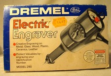 Vintage Dremel elektrischer Graveur Modell #290 mit Box getestet funktioniert 5 Geschwindigkeiten