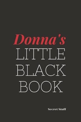 Donna's Little Black Book by Graeme Jenkinson Paperback Book