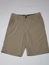 O Neill Hybrid Shorts Tan Boys Size 26 RN 85773