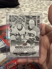 2024-25 Young Guns Canvas Black And White C375 Macklin Celebrini/Matvei Michkov