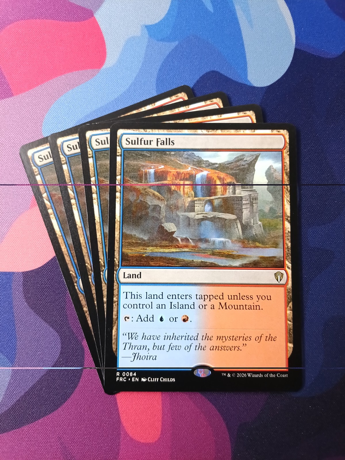 Sulfur Falls x 4 | Reality Fracture | NM | MTG