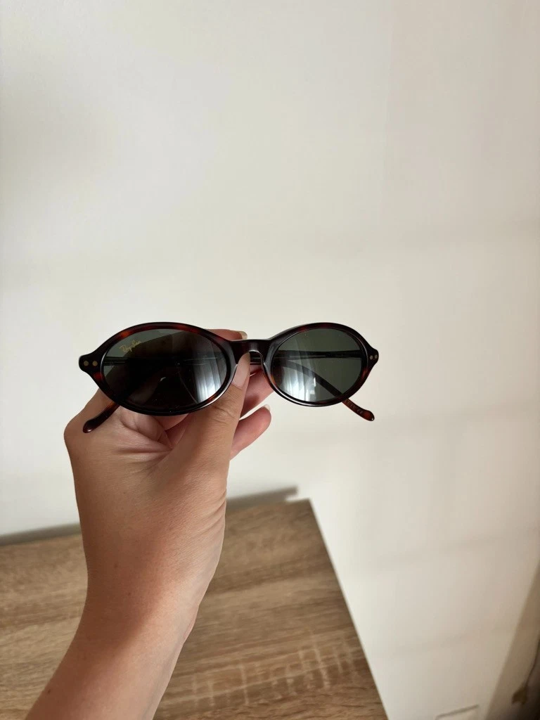 Ray-Ban Brown Oval Vintage Sunglasses for sale | eBay