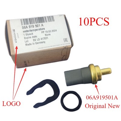 10pcs Original New 06a919501a Coolant Temperature Sensor For Volkswagen 