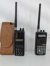 Radio Shack Model 20-404  Uniden Bearcat SC150B w/ leather holster Working