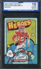 2024 Panini Prestige Heroes #10 Patrick Mahomes II ISA 10 Chiefs *ADT6545