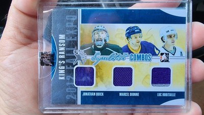 Quick Robitaille Dionne LA Kings Ransom 2012  Superlative Combos Redemption 7 /9