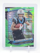 TETAIROA MCMILLAN 2025 PRIZM NEON GREEN PULSAR ROOKIE #311 PANTHERS Q0173