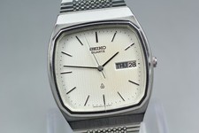 1981 [Exc+5] Vintage Seiko 5933 5040 33mm Silber Quarz Herrenuhr aus JAPAN