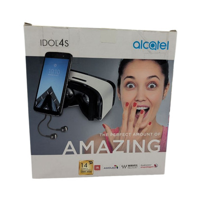 Alcatel Idol 4S Metro PCS Android Smartphone with VR Goggles 16MP 32GB 5.5'' FHD